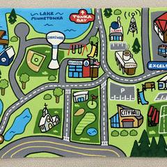 Shorewood city rug map