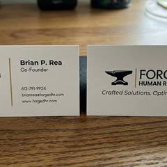 The Forged Group business cards